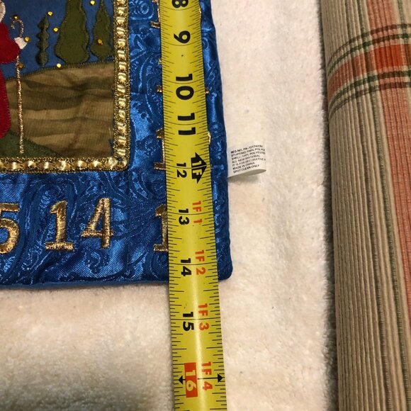 Perpetual Calendar And They Shall Call His Name Emmanuel Matthew 1 v.23 Blue Adv - Picture 2 of 3